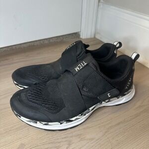Tiem Womens Slipstream Cycling Shoe Black Mesh Indoor Spin Biking Sneaker Sz 8